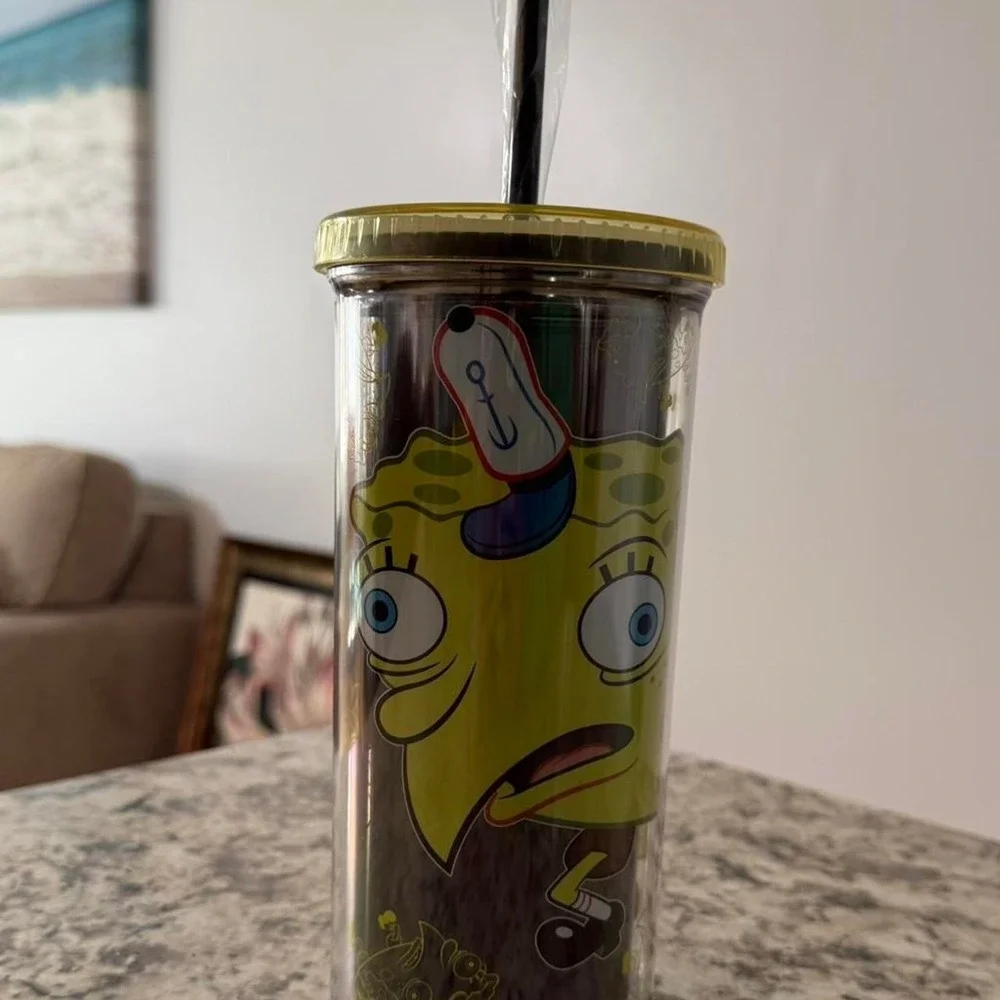 SpongeBob tumblers with straw -‎ New